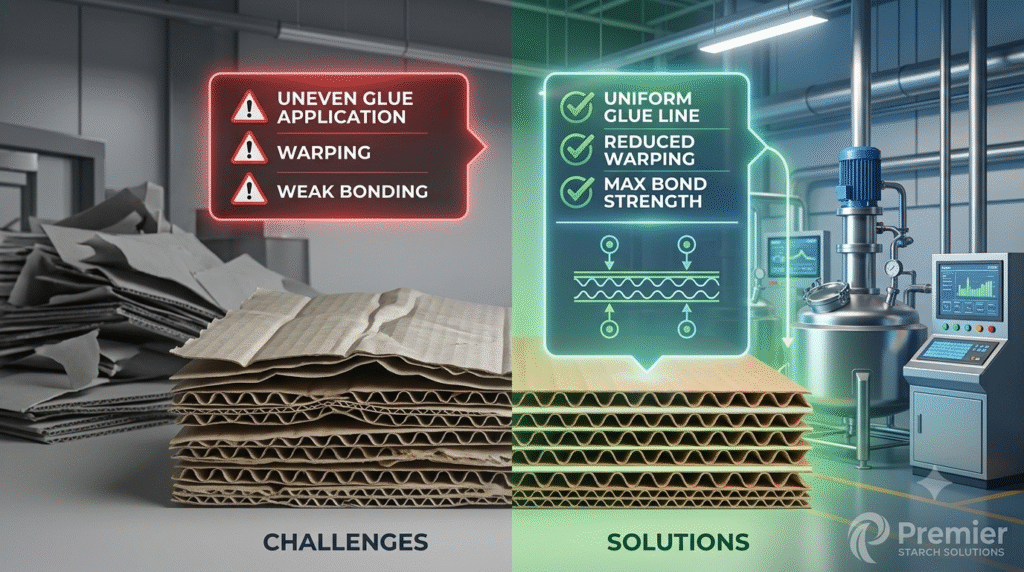 corrugation adhesives manufacturer, Corrugation adhesive starch