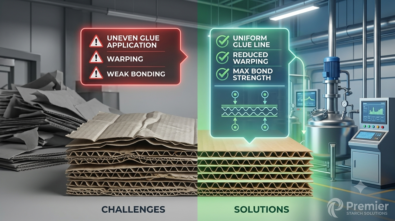 corrugation adhesives manufacturer, Corrugation adhesive starch